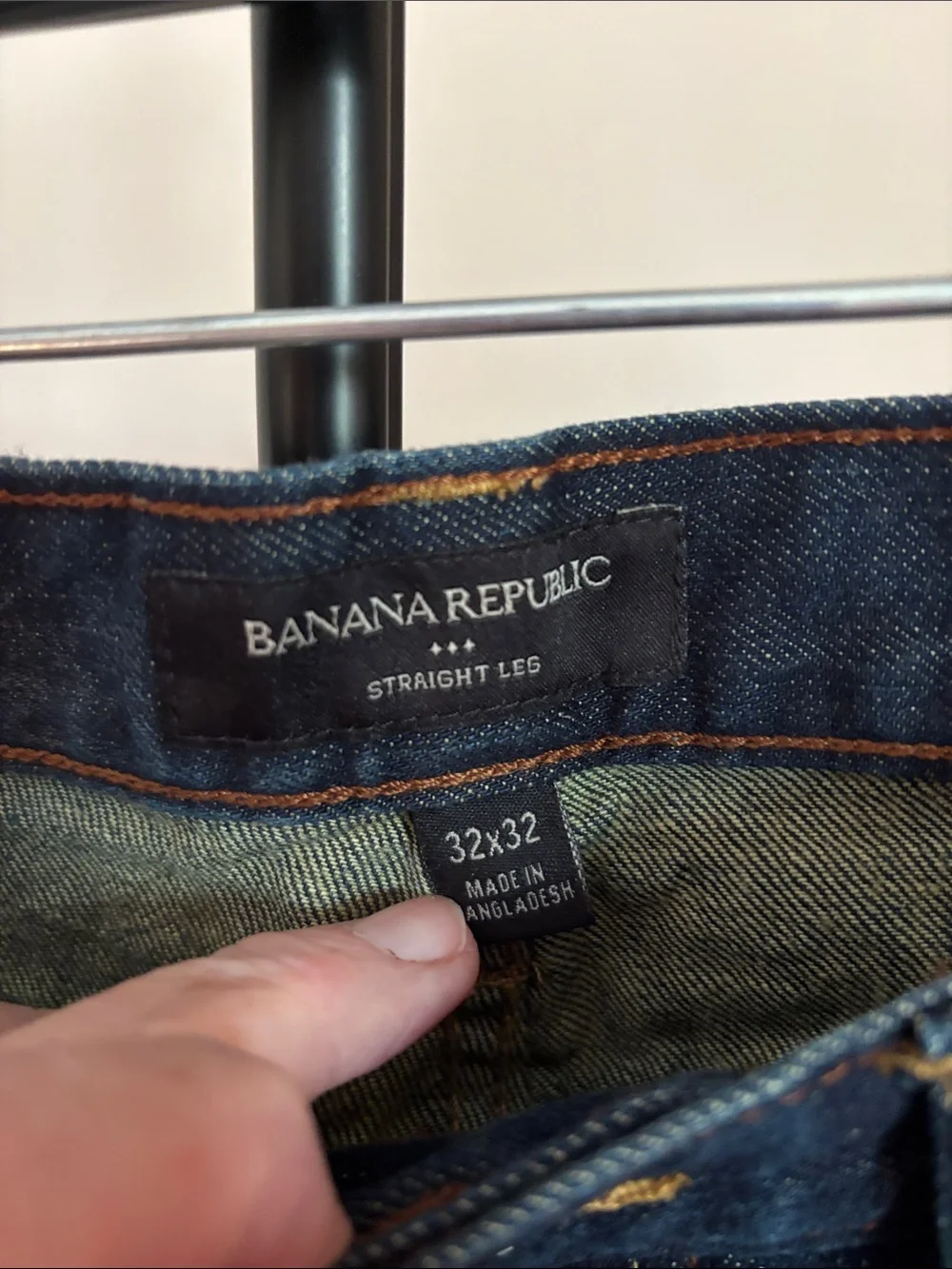 Banana Republic Dark Indigo Straight Jeans